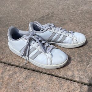 adidas White and Gray Women's Sneakers